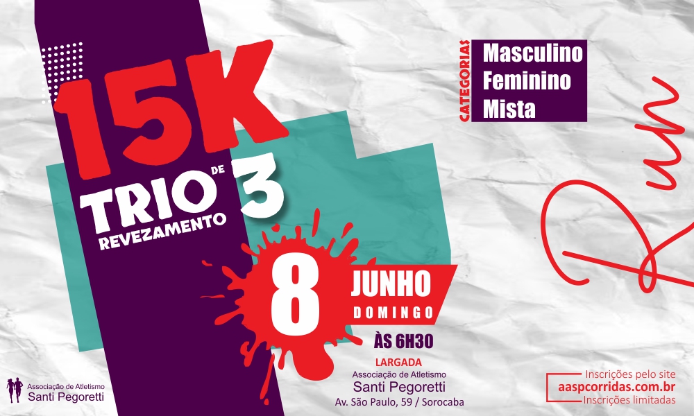 Revezamento TRIO de 3