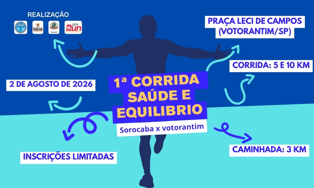1ª CORRIDA SAÚDE EM EQUILIBRIO