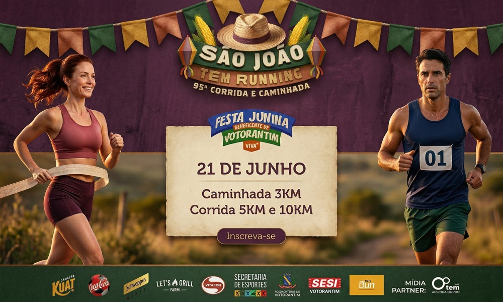 95ª CORRIDA CAMINHADA DE SÃO JOÃO TEM RUNNING