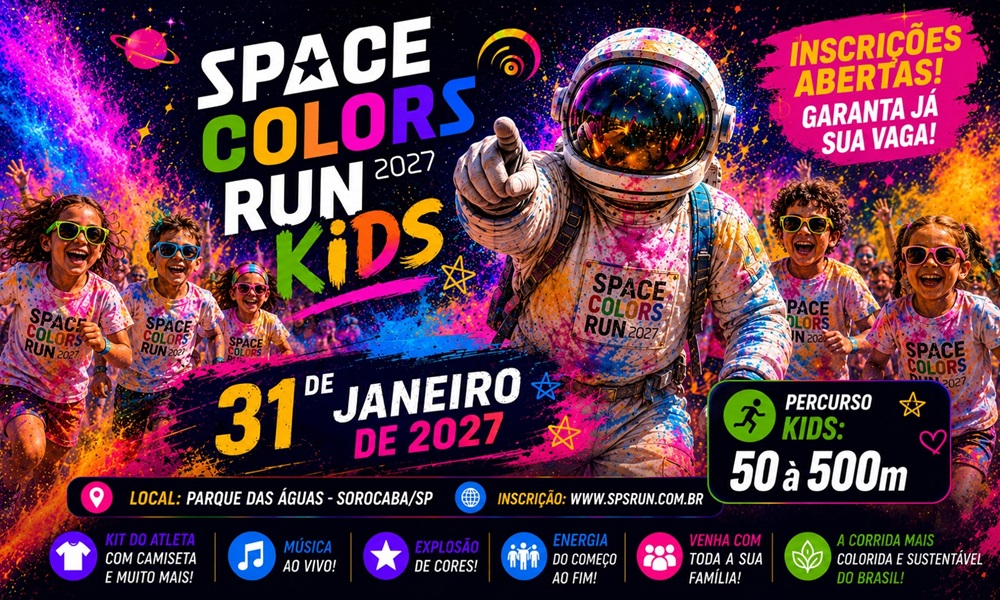 Space Colors Run Kids