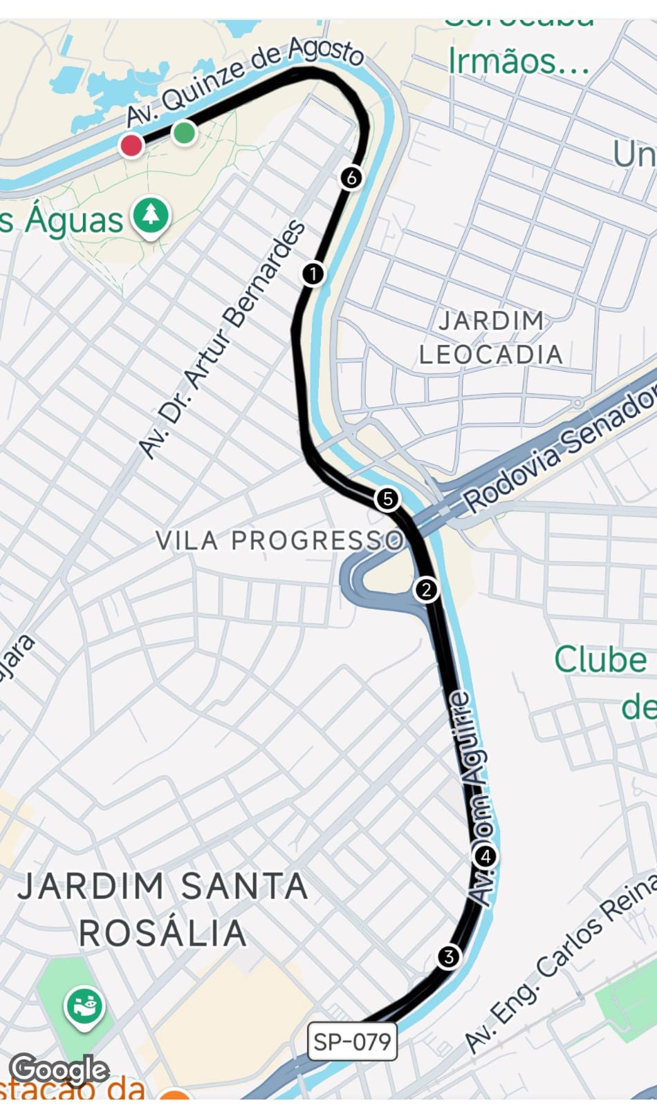 Percurso da CORRIDA DESAFIO VERÃO